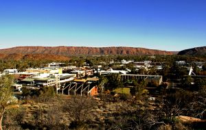 View Over The Town Of  Alice Springs 